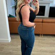 Judy Blue Pippa High Rise Button Fly Dad Jeans-Denim-Ave Shops-[option4]-[option5]-[option6]-[option7]-[option8]-Shop-Boutique-Clothing-for-Women-Online