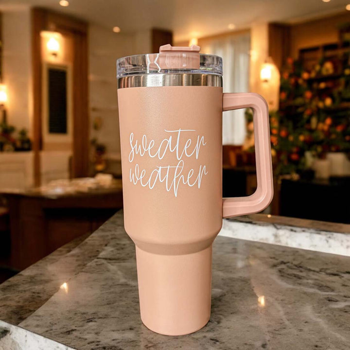 Sweater Weather Tumbler 40oz-Travel Mug, Coffee Cup, Drinkware-Gia Roma-[option4]-[option5]-[option6]-[option7]-[option8]-Shop-Boutique-Clothing-for-Women-Online