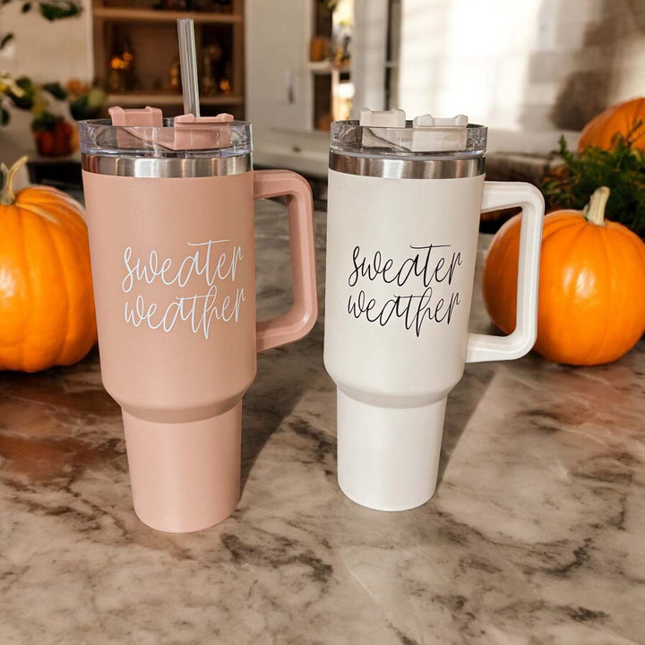 Sweater Weather Tumbler 40oz-Travel Mug, Coffee Cup, Drinkware-Gia Roma-[option4]-[option5]-[option6]-[option7]-[option8]-Shop-Boutique-Clothing-for-Women-Online