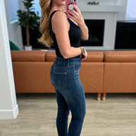 Judy Blue Rowena High Rise Pull On Double Cuff Slim Jeans-Denim-Ave Shops-[option4]-[option5]-[option6]-[option7]-[option8]-Shop-Boutique-Clothing-for-Women-Online