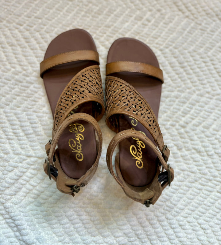 Naughty Monkey Nora Sandals in Brown-The Bee Chic Boutique-[option4]-[option5]-[option6]-[option7]-[option8]-Shop-Boutique-Clothing-for-Women-Online