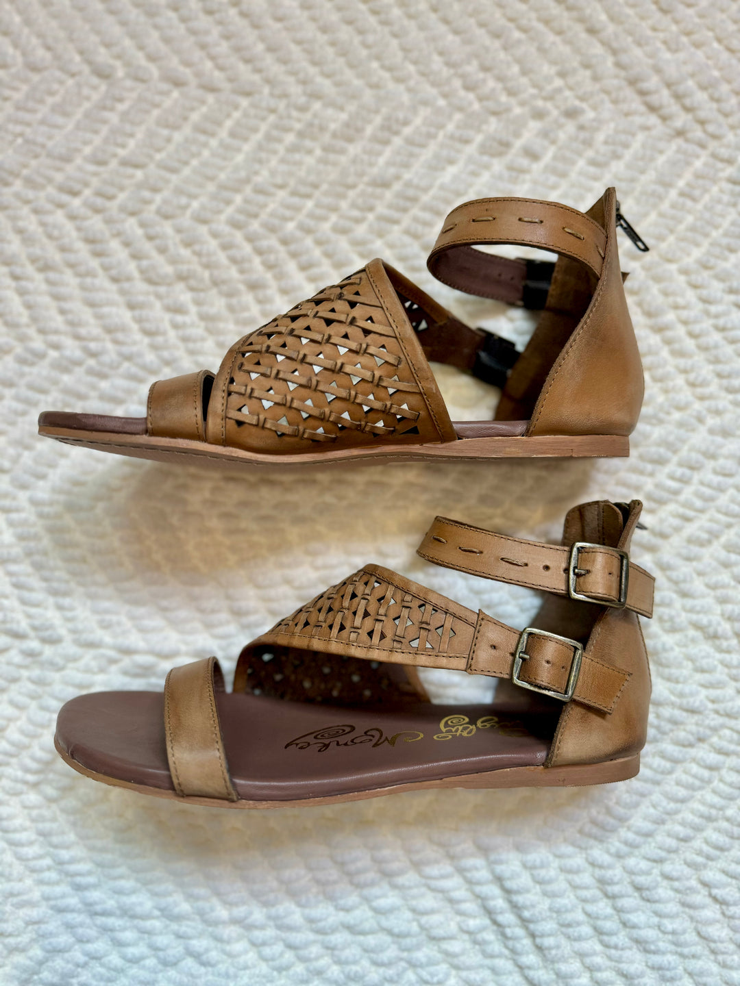 Naughty Monkey Nora Sandals in Brown-The Bee Chic Boutique-[option4]-[option5]-[option6]-[option7]-[option8]-Shop-Boutique-Clothing-for-Women-Online