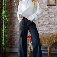 Busy Mornings Black Cargo Wide Leg Trousers-First Love-[option4]-[option5]-[option6]-[option7]-[option8]-Shop-Boutique-Clothing-for-Women-Online