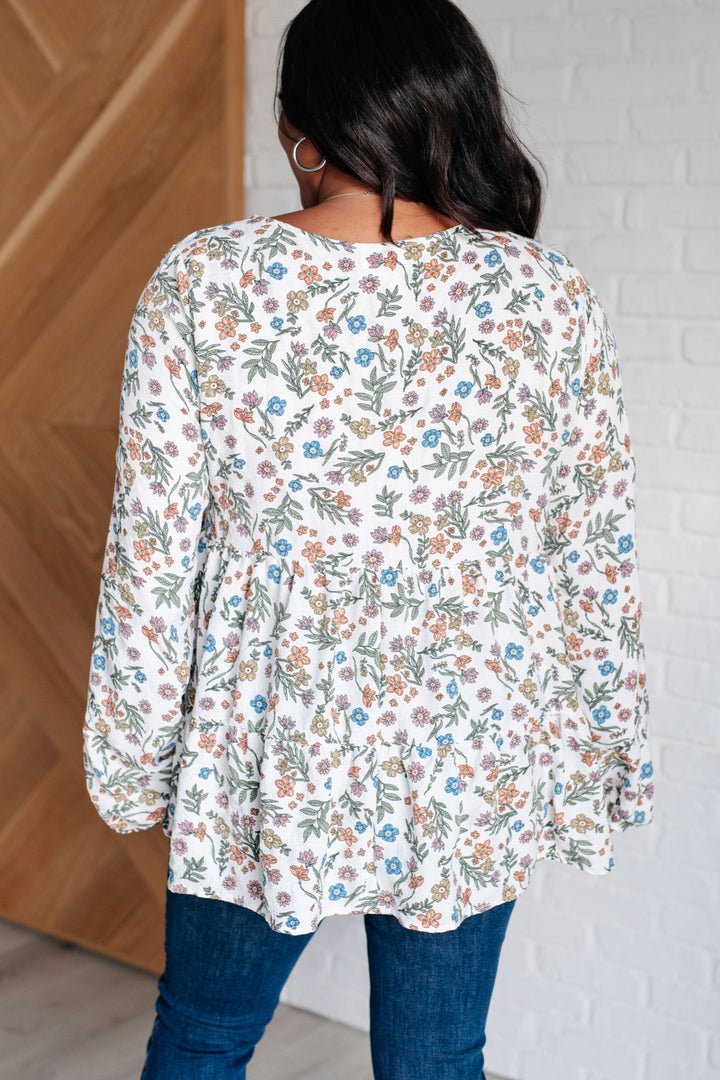 I Think I Can V-Neck Floral Top-Tops-Ave Shops-[option4]-[option5]-[option6]-[option7]-[option8]-Shop-Boutique-Clothing-for-Women-Online