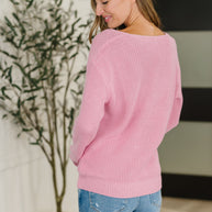 I'm All Yours V-Neck Sweater-Womens-Ave Shops-[option4]-[option5]-[option6]-[option7]-[option8]-Shop-Boutique-Clothing-for-Women-Online