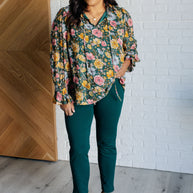 Ideal Ideas Floral Blouse-Blouses-Ave Shops-[option4]-[option5]-[option6]-[option7]-[option8]-Shop-Boutique-Clothing-for-Women-Online