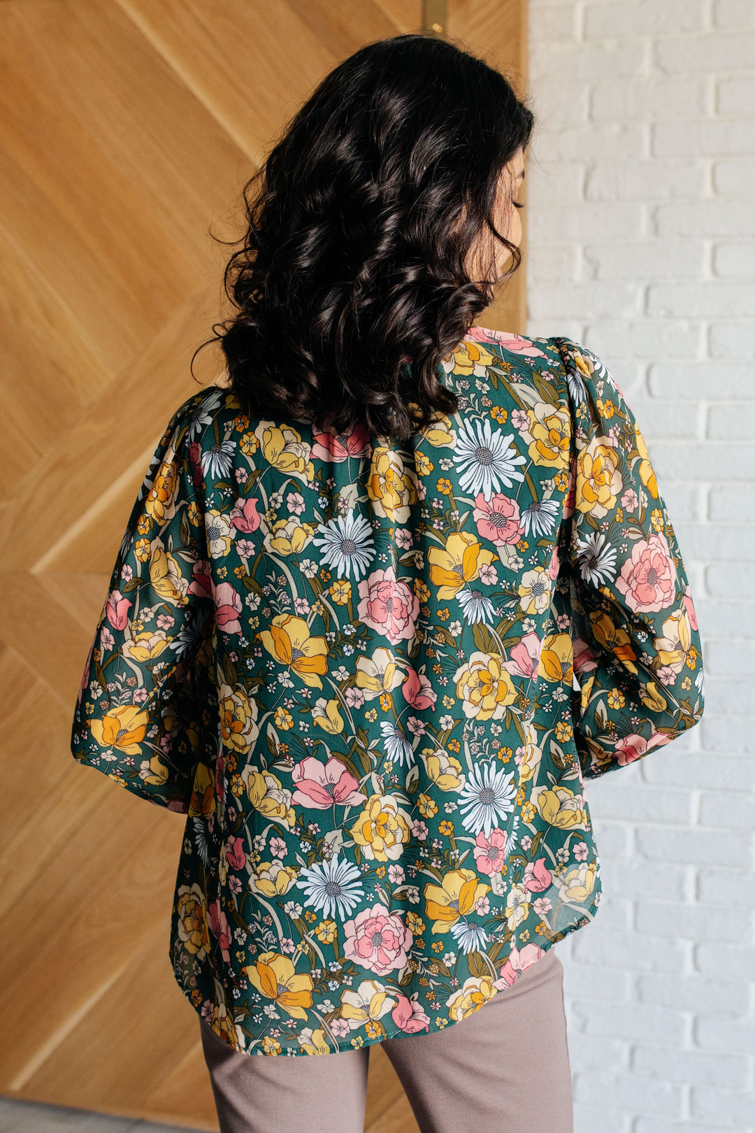 Ideal Ideas Floral Blouse-Blouses-Ave Shops-[option4]-[option5]-[option6]-[option7]-[option8]-Shop-Boutique-Clothing-for-Women-Online