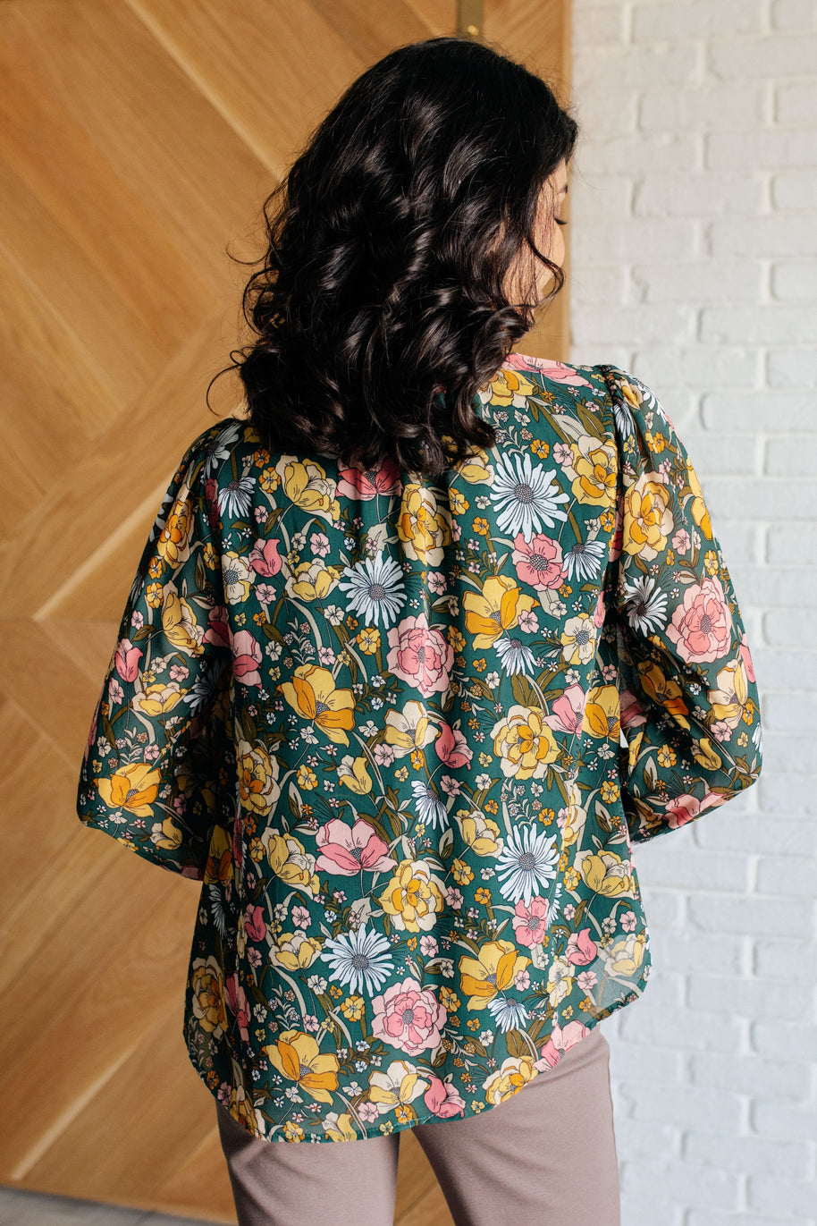 Ideal Ideas Floral Blouse-Blouses-Ave Shops-[option4]-[option5]-[option6]-[option7]-[option8]-Shop-Boutique-Clothing-for-Women-Online