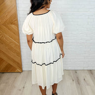 If This World Was Mine Tiered Half Sleeve Dress in Ivory-Womens-Ave Shops-[option4]-[option5]-[option6]-[option7]-[option8]-Shop-Boutique-Clothing-for-Women-Online