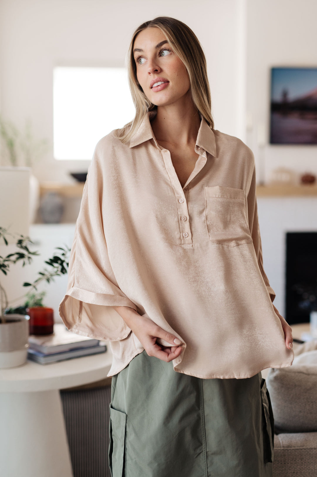 In Your Thoughts Oversized Dolman Sleeve Top in Champagne-Tops-Ave Shops-[option4]-[option5]-[option6]-[option7]-[option8]-Shop-Boutique-Clothing-for-Women-Online