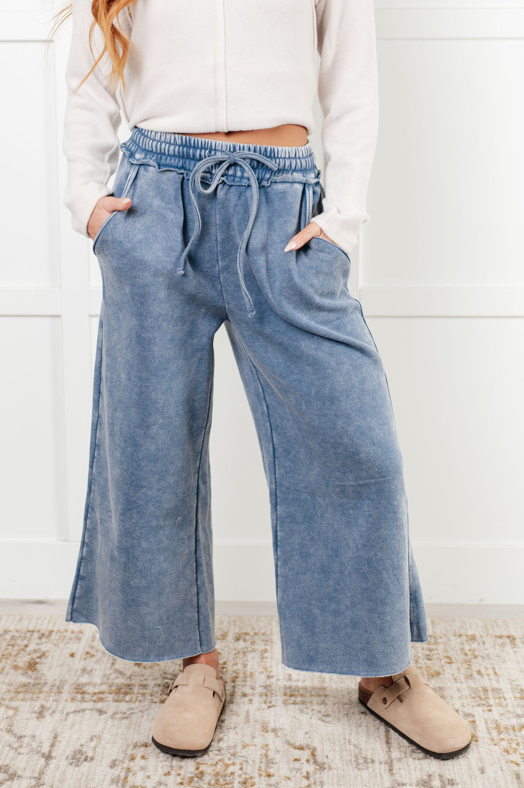 Zenana In or Out Wide Leg Cropped Pants in Dusty Blue-Athleisure-Ave Shops-[option4]-[option5]-[option6]-[option7]-[option8]-Shop-Boutique-Clothing-for-Women-Online