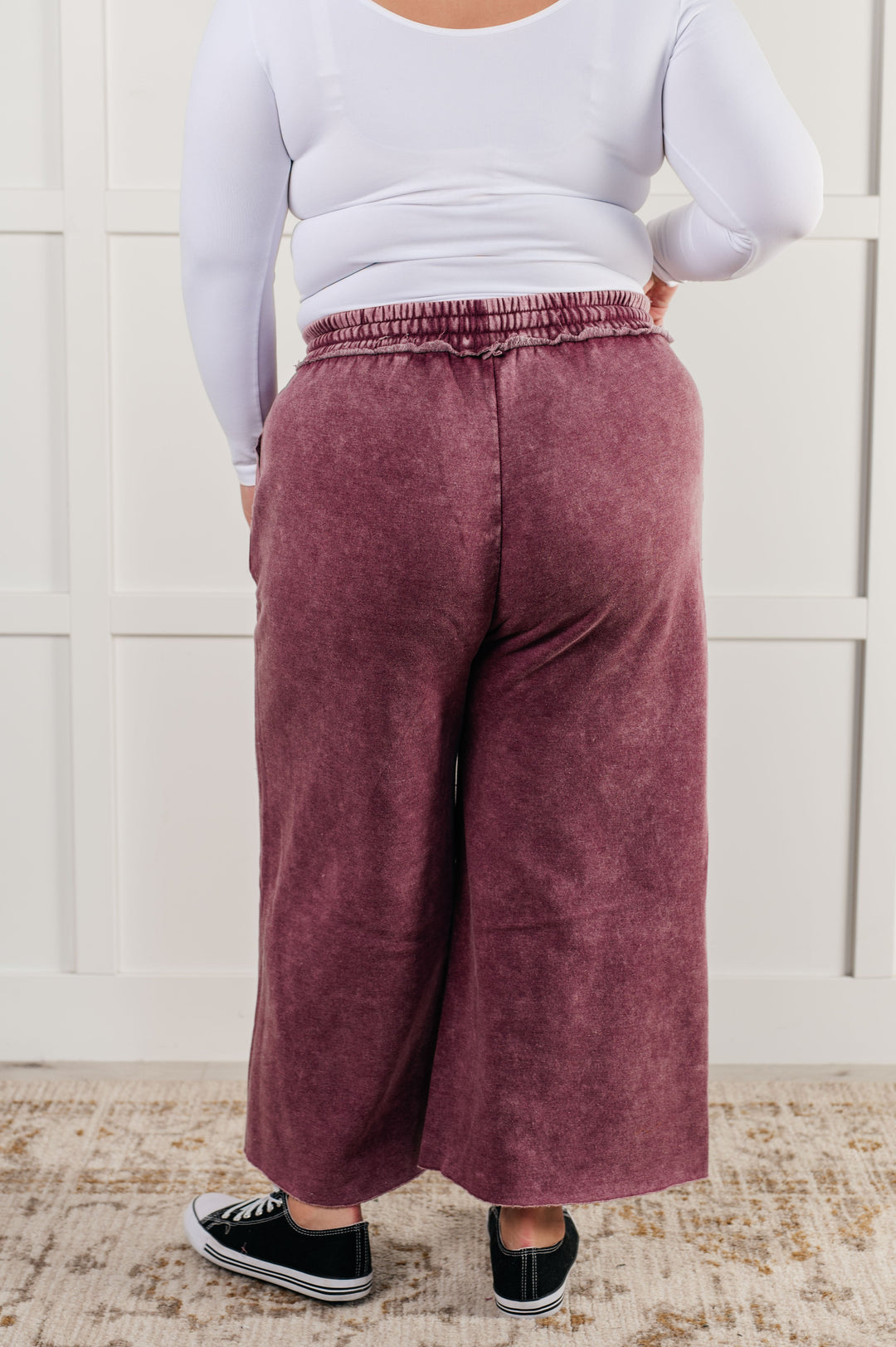 Zenana In or Out Wide Leg Cropped Pants in Eggplant-Athleisure-Ave Shops-[option4]-[option5]-[option6]-[option7]-[option8]-Shop-Boutique-Clothing-for-Women-Online