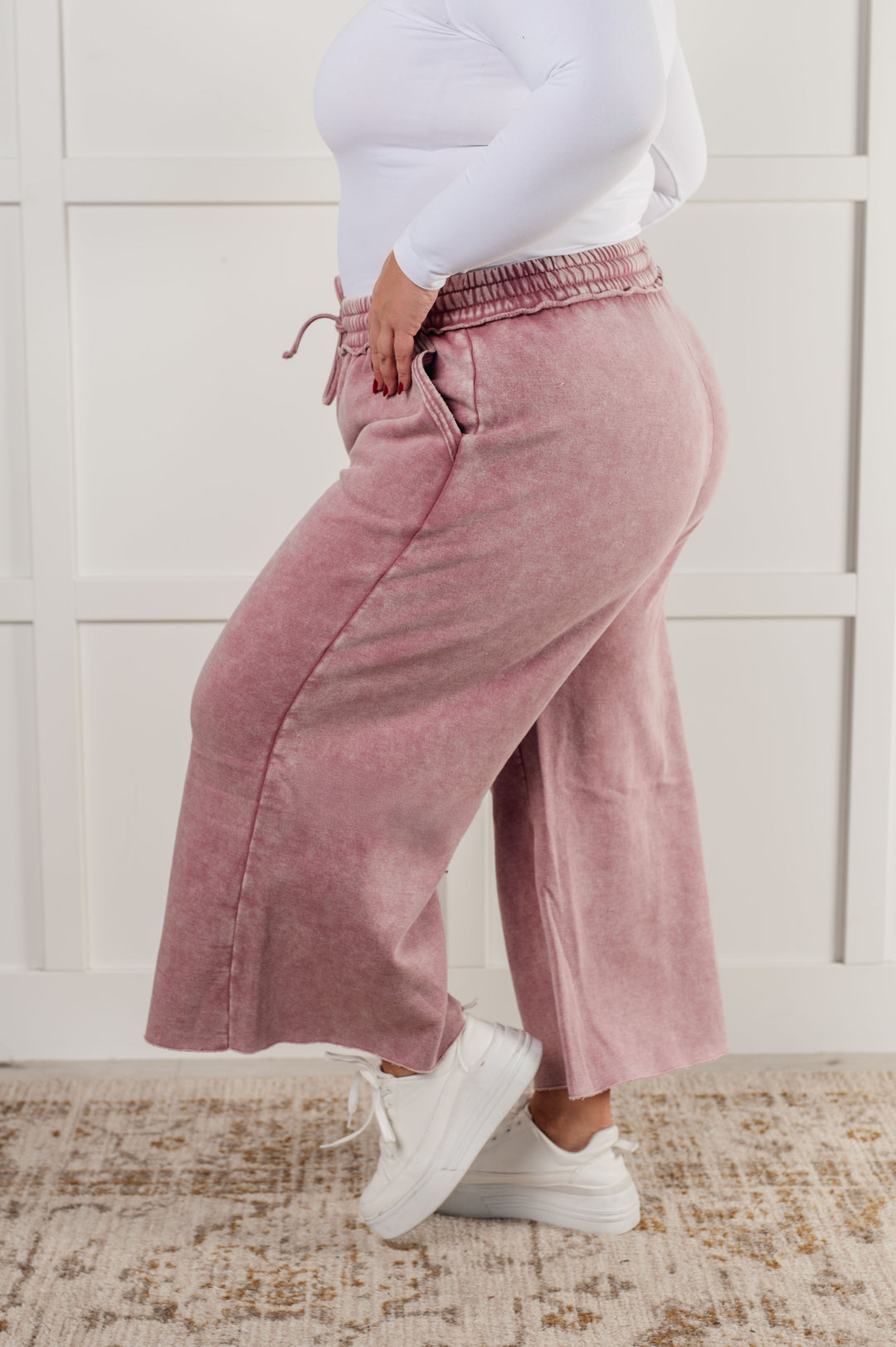 Zenana In or Out Wide Leg Cropped Pants in Light Rose-Athleisure-Ave Shops-[option4]-[option5]-[option6]-[option7]-[option8]-Shop-Boutique-Clothing-for-Women-Online