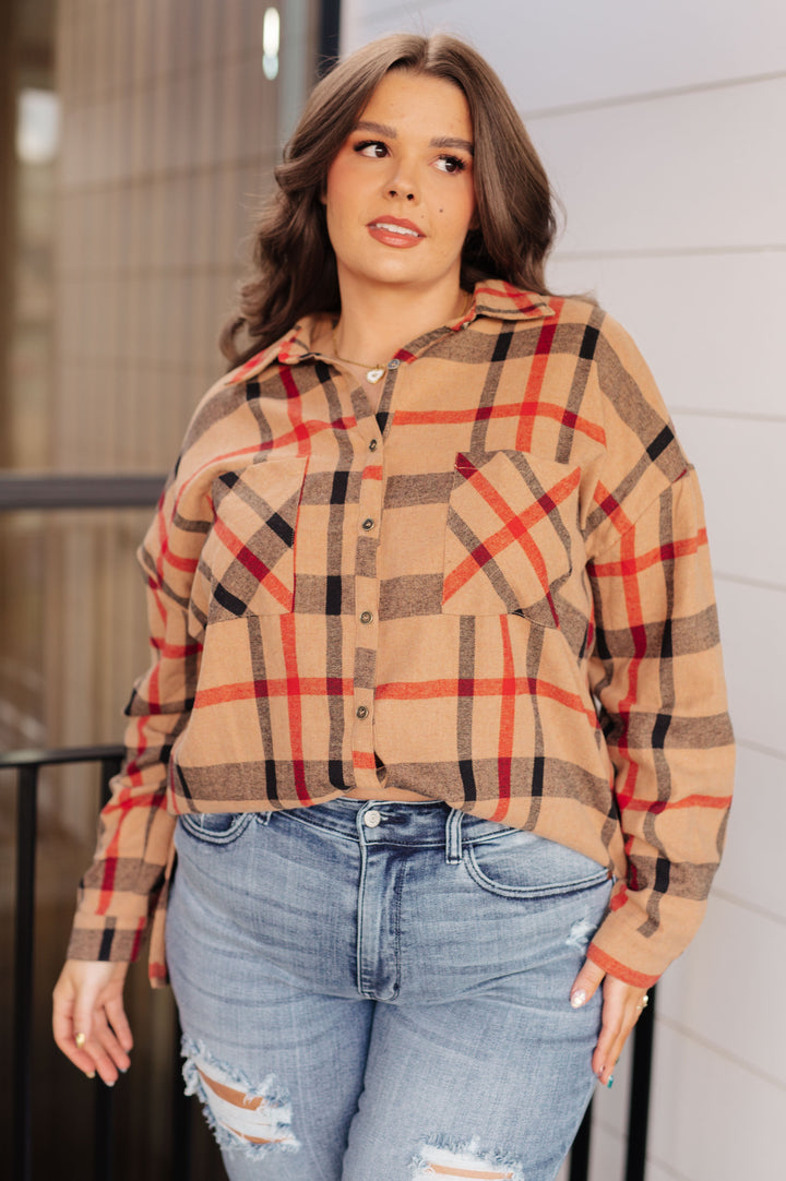 Is It Really Oversized Plaid Button Up-Tops-Ave Shops-[option4]-[option5]-[option6]-[option7]-[option8]-Shop-Boutique-Clothing-for-Women-Online