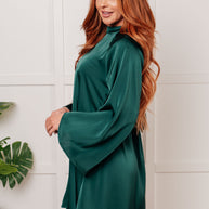 Isn't It Lovely Poly Satin Butterfly Sleeve Dress-Dresses-Ave Shops-[option4]-[option5]-[option6]-[option7]-[option8]-Shop-Boutique-Clothing-for-Women-Online