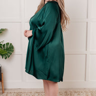 Isn't It Lovely Poly Satin Butterfly Sleeve Dress-Dresses-Ave Shops-[option4]-[option5]-[option6]-[option7]-[option8]-Shop-Boutique-Clothing-for-Women-Online