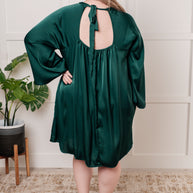 Isn't It Lovely Poly Satin Butterfly Sleeve Dress-Dresses-Ave Shops-[option4]-[option5]-[option6]-[option7]-[option8]-Shop-Boutique-Clothing-for-Women-Online