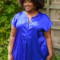 Isn't it Ironic Shirt in Blue-Womens-Ave Shops-[option4]-[option5]-[option6]-[option7]-[option8]-Shop-Boutique-Clothing-for-Women-Online