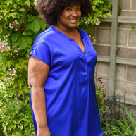 Isn't it Ironic Shirt in Blue-Womens-Ave Shops-[option4]-[option5]-[option6]-[option7]-[option8]-Shop-Boutique-Clothing-for-Women-Online