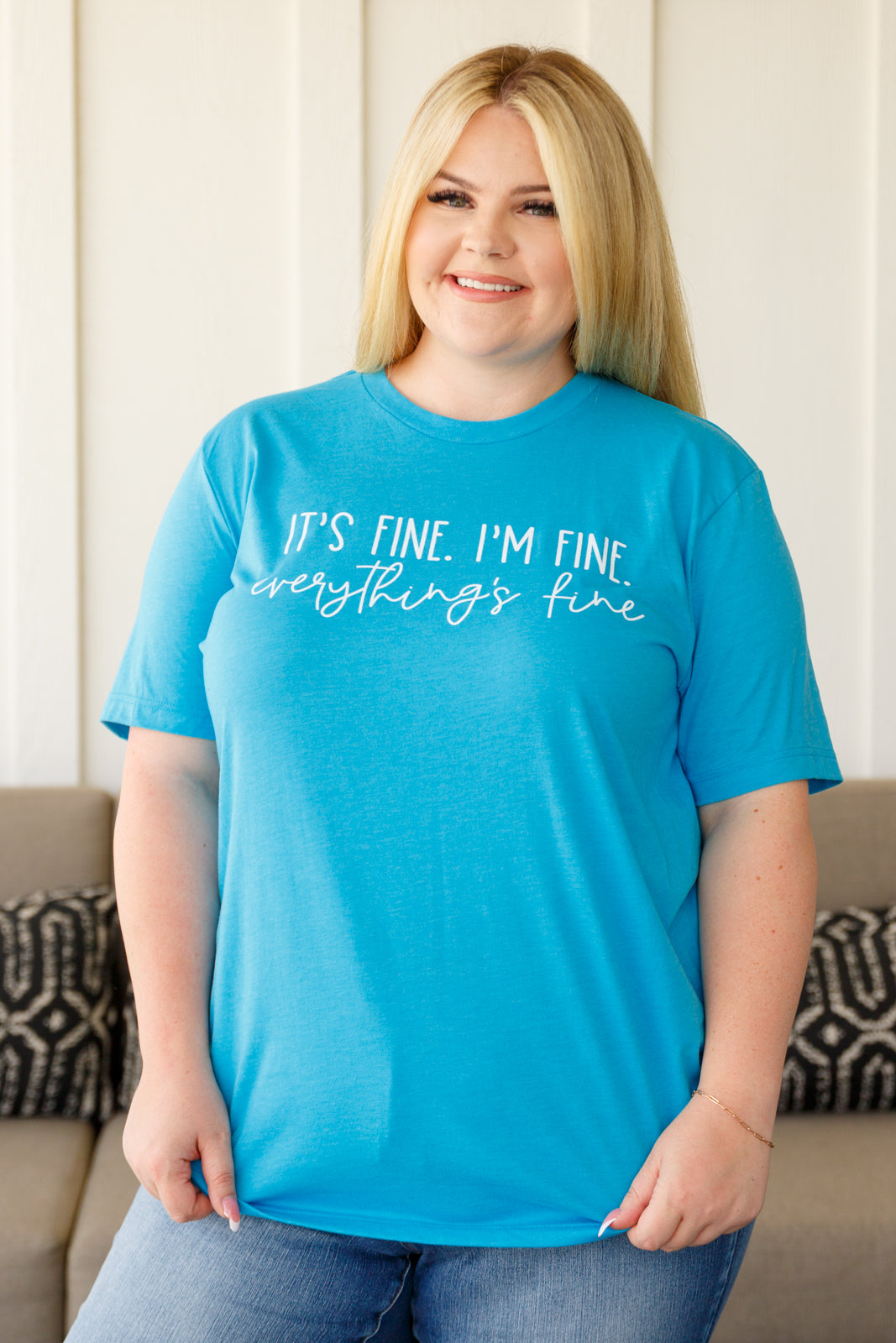 Everything's Fine Graphic Tee-Tops-Ave Shops-[option4]-[option5]-[option6]-[option7]-[option8]-Shop-Boutique-Clothing-for-Women-Online