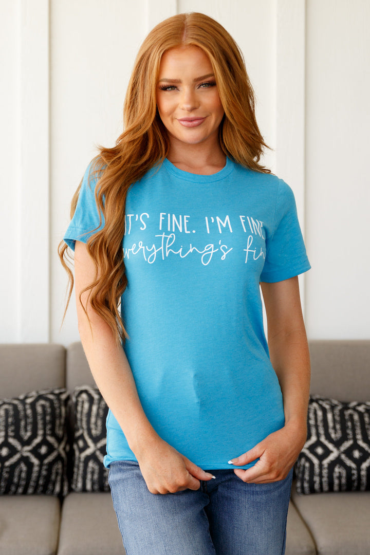 Everything's Fine Graphic Tee-Tops-Ave Shops-[option4]-[option5]-[option6]-[option7]-[option8]-Shop-Boutique-Clothing-for-Women-Online