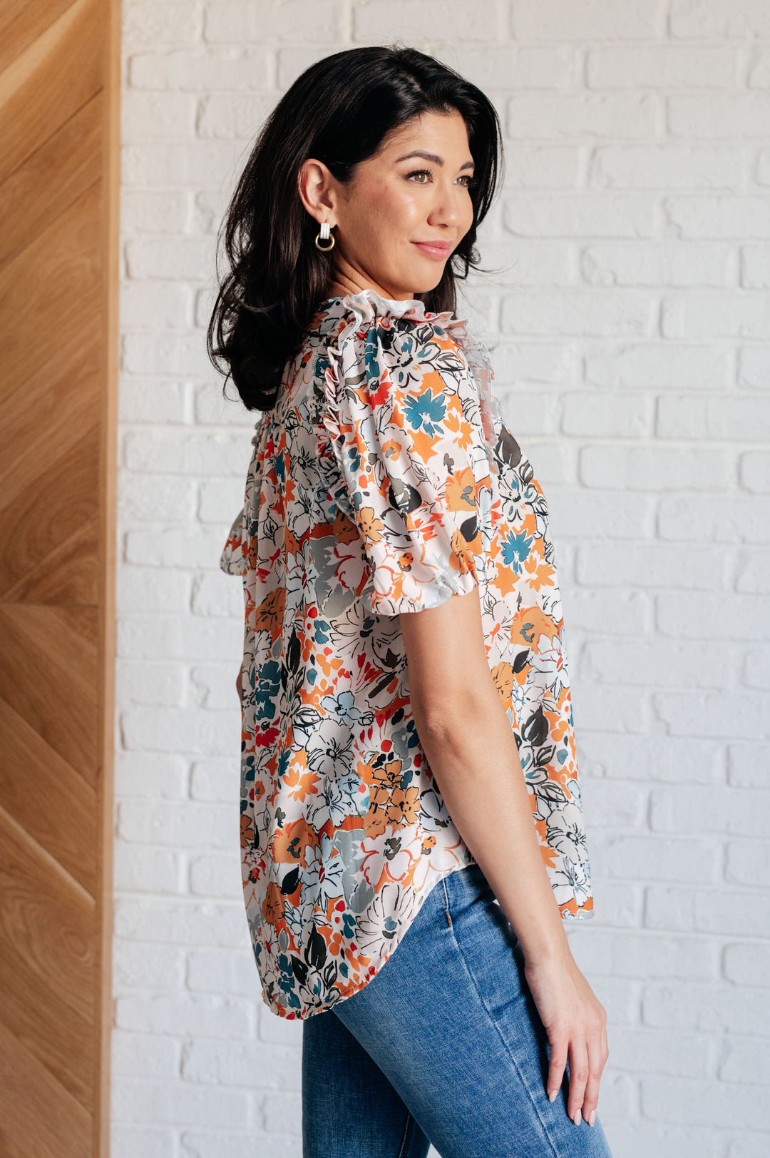 It's Intuitive Floral Blouse-Blouses-Ave Shops-[option4]-[option5]-[option6]-[option7]-[option8]-Shop-Boutique-Clothing-for-Women-Online