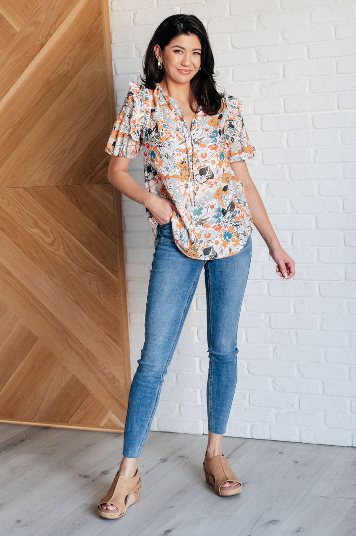 It's Intuitive Floral Blouse-Blouses-Ave Shops-[option4]-[option5]-[option6]-[option7]-[option8]-Shop-Boutique-Clothing-for-Women-Online