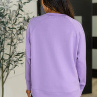 Zenana It's The Little Things Relaxed Scuba Pullover in Lavender-Womens-Ave Shops-[option4]-[option5]-[option6]-[option7]-[option8]-Shop-Boutique-Clothing-for-Women-Online