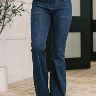 Jada High Waist Flare with Patch Pockets-Womens-Ave Shops-[option4]-[option5]-[option6]-[option7]-[option8]-Shop-Boutique-Clothing-for-Women-Online