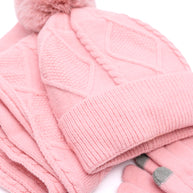 Jane Frost Beanie, Glove, and Scarf Set in Pink-Accessories-Ave Shops-[option4]-[option5]-[option6]-[option7]-[option8]-Shop-Boutique-Clothing-for-Women-Online