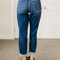 Judy Blue London Midrise Cuffed Boyfriend Jeans-Womens-Ave Shops-[option4]-[option5]-[option6]-[option7]-[option8]-Shop-Boutique-Clothing-for-Women-Online