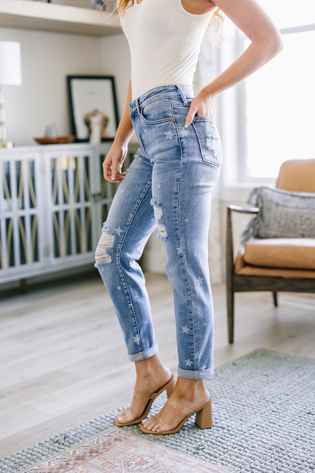 Judy Blue Juliet Star Crossed Boyfriend Jeans-Denim-Ave Shops-[option4]-[option5]-[option6]-[option7]-[option8]-Shop-Boutique-Clothing-for-Women-Online