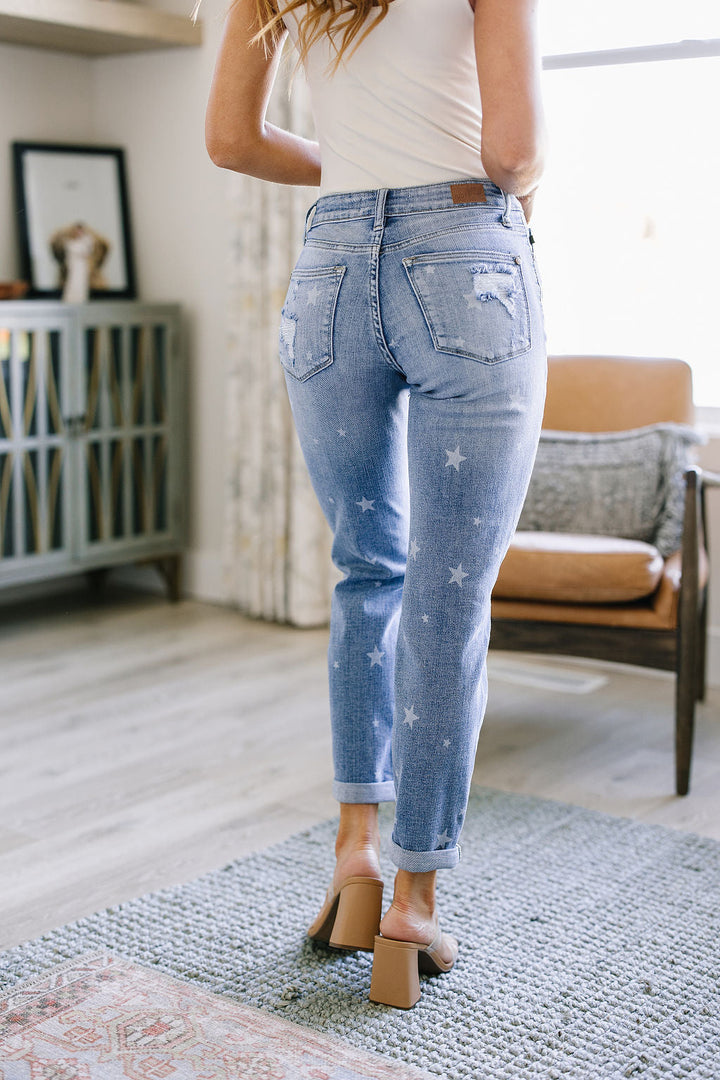 Judy Blue Juliet Star Crossed Boyfriend Jeans-Denim-Ave Shops-[option4]-[option5]-[option6]-[option7]-[option8]-Shop-Boutique-Clothing-for-Women-Online