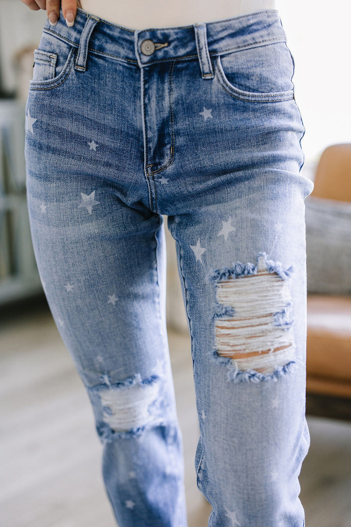 Judy Blue Juliet Star Crossed Boyfriend Jeans-Denim-Ave Shops-[option4]-[option5]-[option6]-[option7]-[option8]-Shop-Boutique-Clothing-for-Women-Online