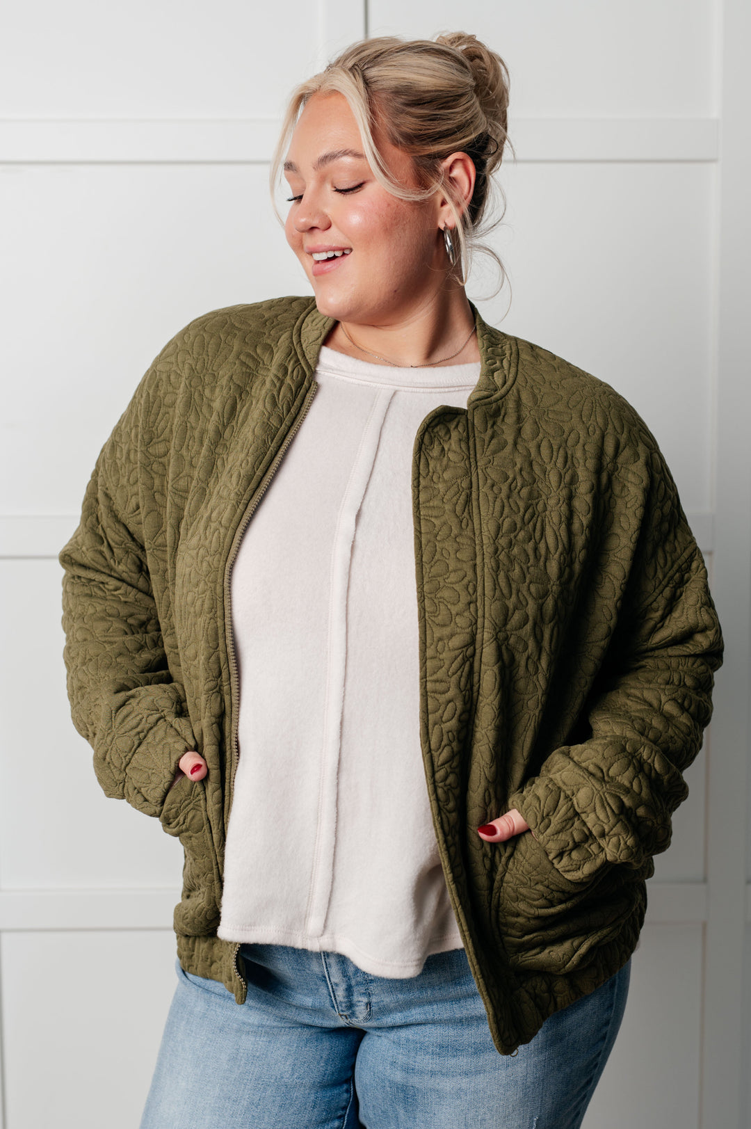 Jungle Explorer Quilted Zip Up Jacket-Layers-Ave Shops-[option4]-[option5]-[option6]-[option7]-[option8]-Shop-Boutique-Clothing-for-Women-Online