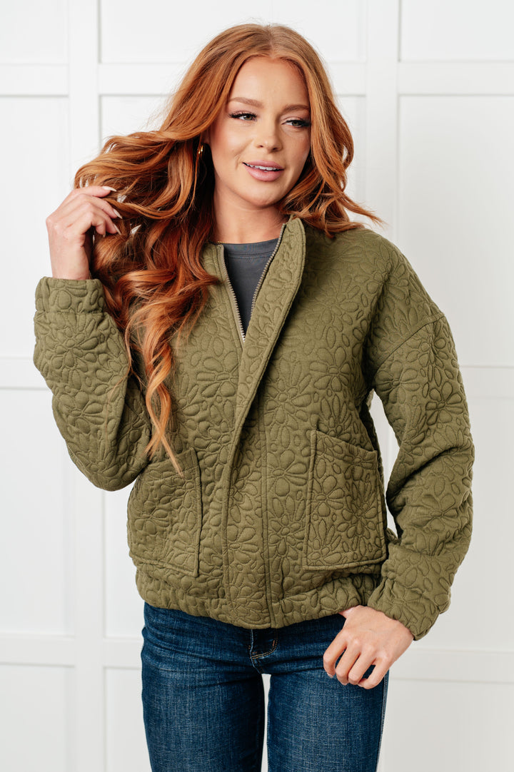 Jungle Explorer Quilted Zip Up Jacket-Layers-Ave Shops-[option4]-[option5]-[option6]-[option7]-[option8]-Shop-Boutique-Clothing-for-Women-Online