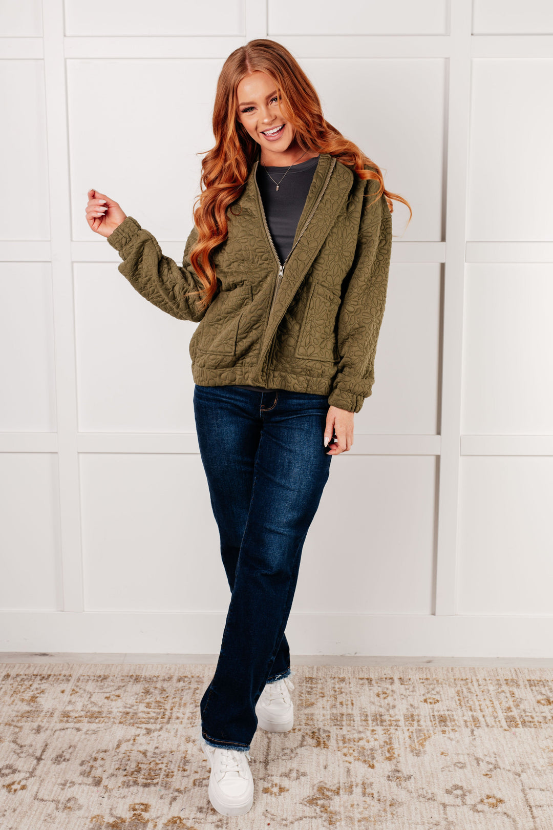 Jungle Explorer Quilted Zip Up Jacket-Layers-Ave Shops-[option4]-[option5]-[option6]-[option7]-[option8]-Shop-Boutique-Clothing-for-Women-Online