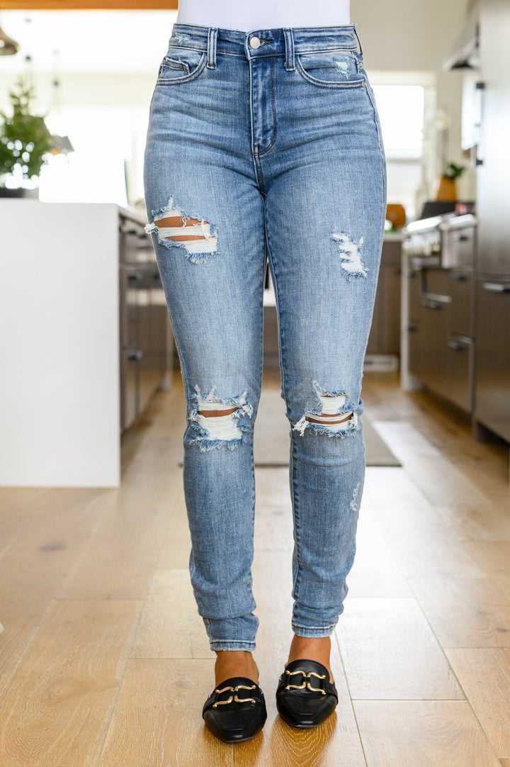 Juno Tall Skinny Destroyed Jeans-Denim-Ave Shops-[option4]-[option5]-[option6]-[option7]-[option8]-Shop-Boutique-Clothing-for-Women-Online