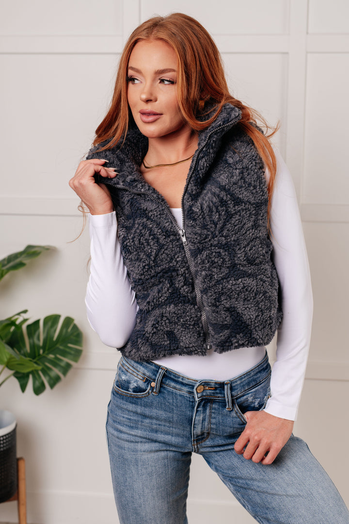 Just One More Layer Paisley Sherpa Print Vest-Layers-Ave Shops-[option4]-[option5]-[option6]-[option7]-[option8]-Shop-Boutique-Clothing-for-Women-Online