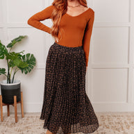 Just What You Wanted Floral Print Pleated Skirt-Bottoms-Ave Shops-[option4]-[option5]-[option6]-[option7]-[option8]-Shop-Boutique-Clothing-for-Women-Online
