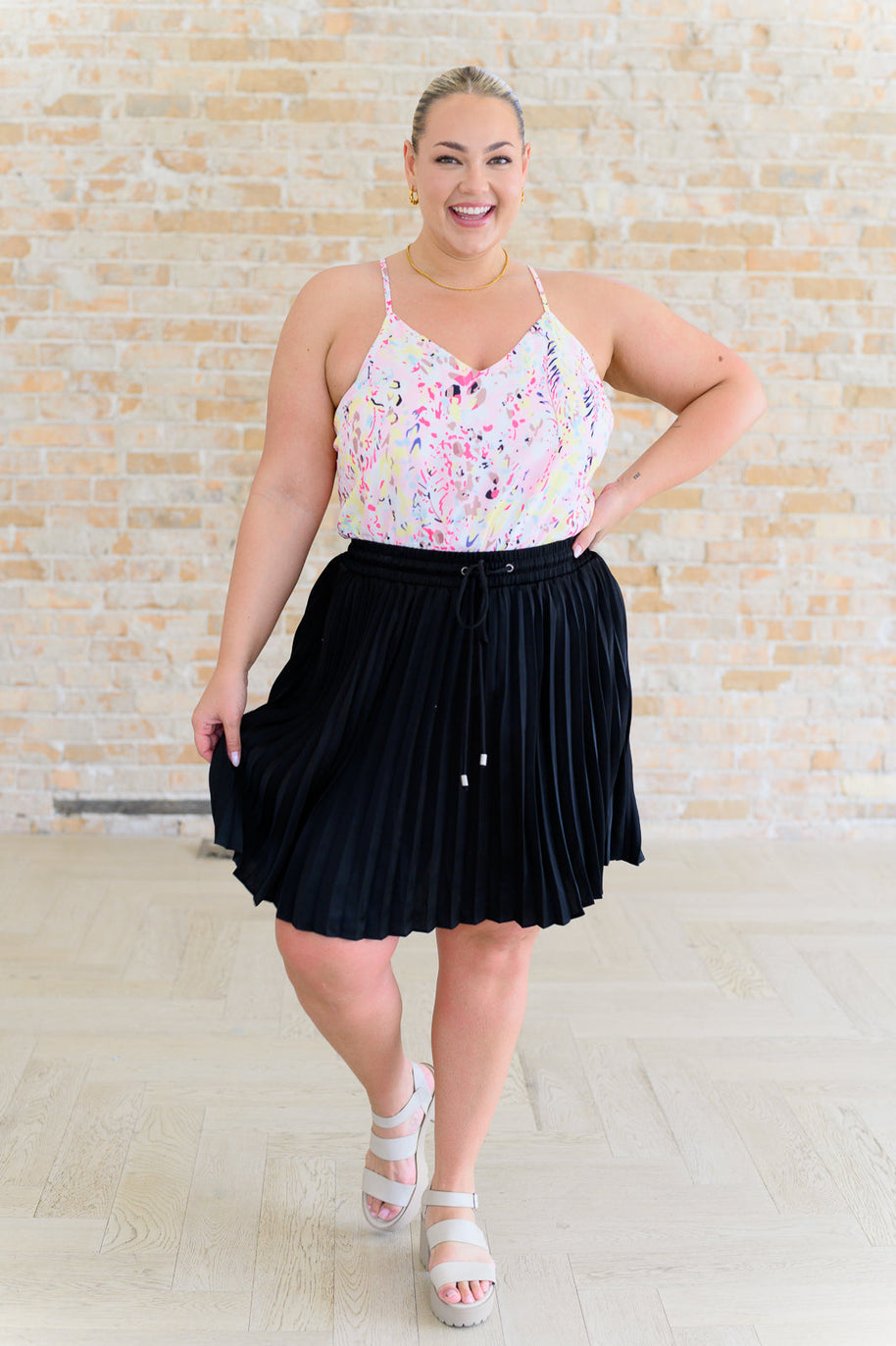 Going Out Printed Cami-Tops-Ave Shops-[option4]-[option5]-[option6]-[option7]-[option8]-Shop-Boutique-Clothing-for-Women-Online