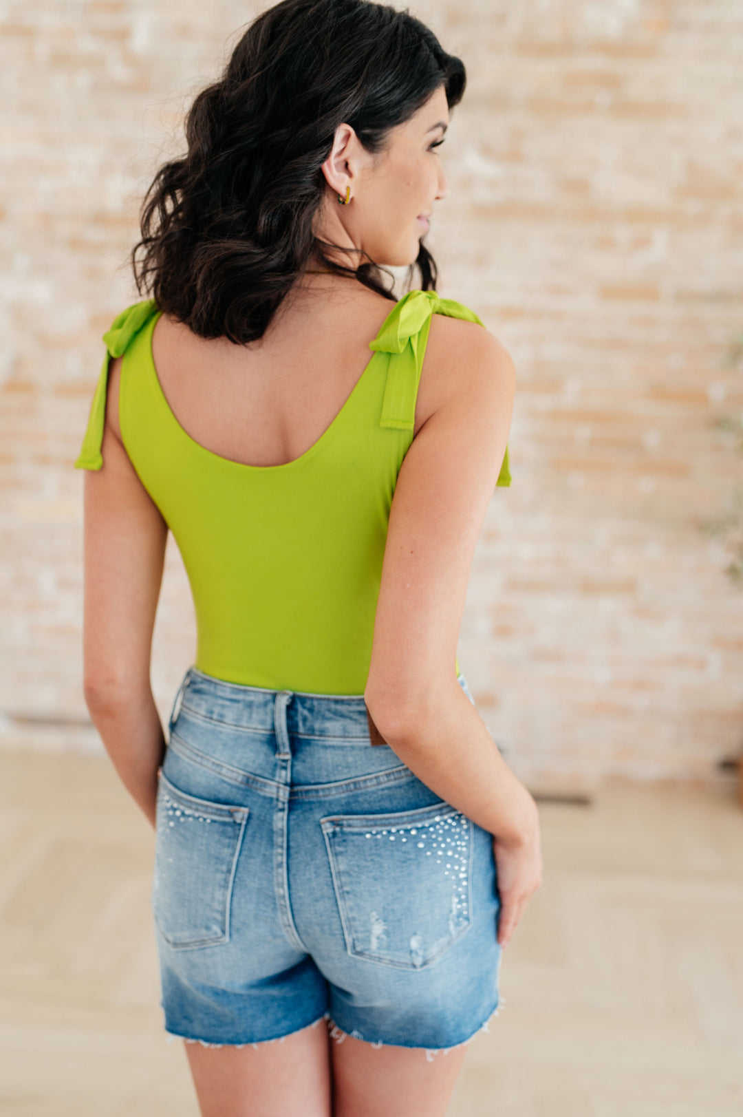 Just a Spritz Bodysuit in Lime-Tops-Ave Shops-[option4]-[option5]-[option6]-[option7]-[option8]-Shop-Boutique-Clothing-for-Women-Online