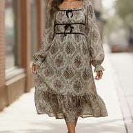 Garden Chateau Midi Dress-Kori America-[option4]-[option5]-[option6]-[option7]-[option8]-Shop-Boutique-Clothing-for-Women-Online