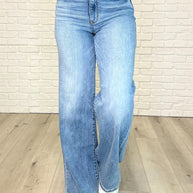 Judy Blue Karis High Rise Vintage Wash Retro Wide Leg-Womens-Judy Blue-[option4]-[option5]-[option6]-[option7]-[option8]-Shop-Boutique-Clothing-for-Women-Online