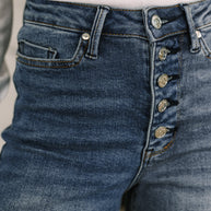 Karla High Waist Column Straight Button-Fly & Back Welt Pkts-Womens-Ave Shops-[option4]-[option5]-[option6]-[option7]-[option8]-Shop-Boutique-Clothing-for-Women-Online