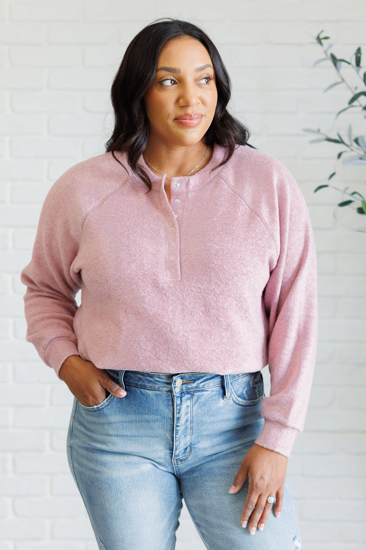 Zenana Keeping it Real Brushed Melange Hacci Long Sleeve Tee in Light Rose-Tops-Ave Shops-[option4]-[option5]-[option6]-[option7]-[option8]-Shop-Boutique-Clothing-for-Women-Online