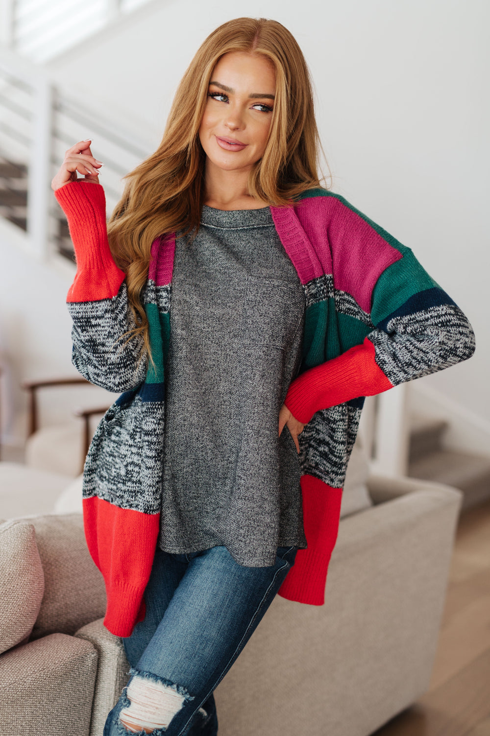 Keep it Cozy Striped Cardigan-Tops-Ave Shops-[option4]-[option5]-[option6]-[option7]-[option8]-Shop-Boutique-Clothing-for-Women-Online