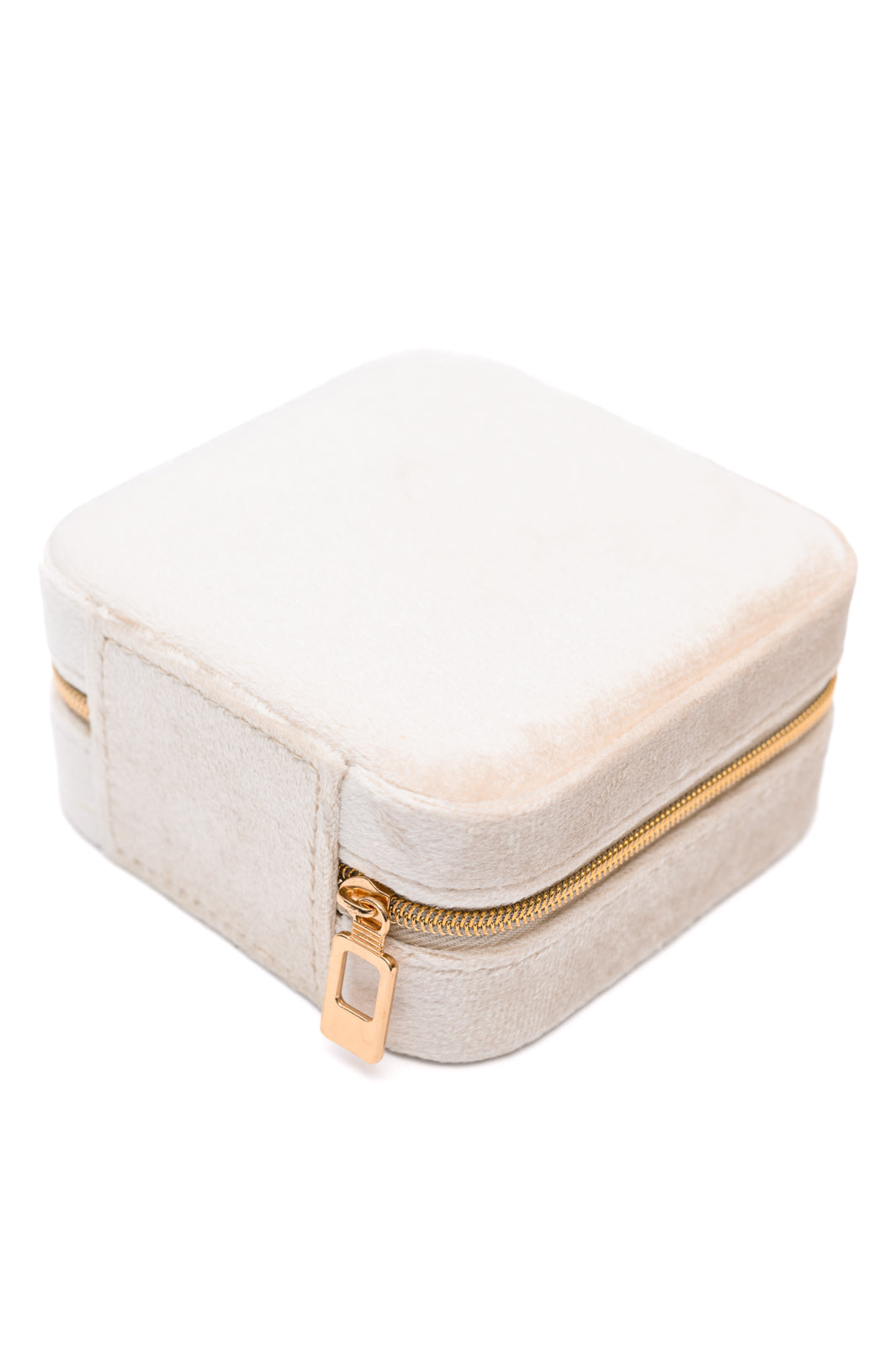 Kept and Carried Velvet Jewelry Box in Ivory-Accessories-Ave Shops-[option4]-[option5]-[option6]-[option7]-[option8]-Shop-Boutique-Clothing-for-Women-Online