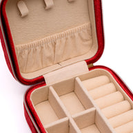 Kept and Carried Velvet Jewelry Box in Red-Accessories-Ave Shops-[option4]-[option5]-[option6]-[option7]-[option8]-Shop-Boutique-Clothing-for-Women-Online