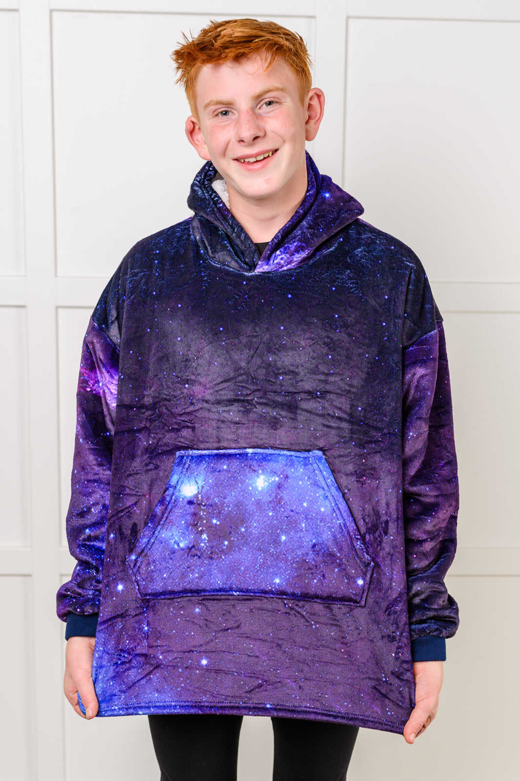 Kids Oversized Hoodie Blanket in Starry Sky-Layers-Ave Shops-OS-[option4]-[option5]-[option6]-[option7]-[option8]-Shop-Boutique-Clothing-for-Women-Online